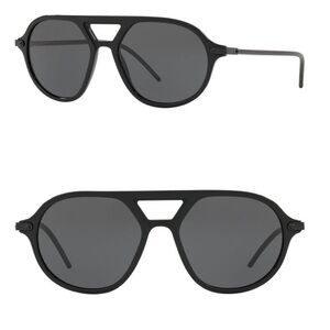 Dolce & Gabbana | NWT 54mm Navigator Sunglasses in Matte Black